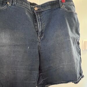 CJ Banks Women’s Jean Shorts 8in inseam.